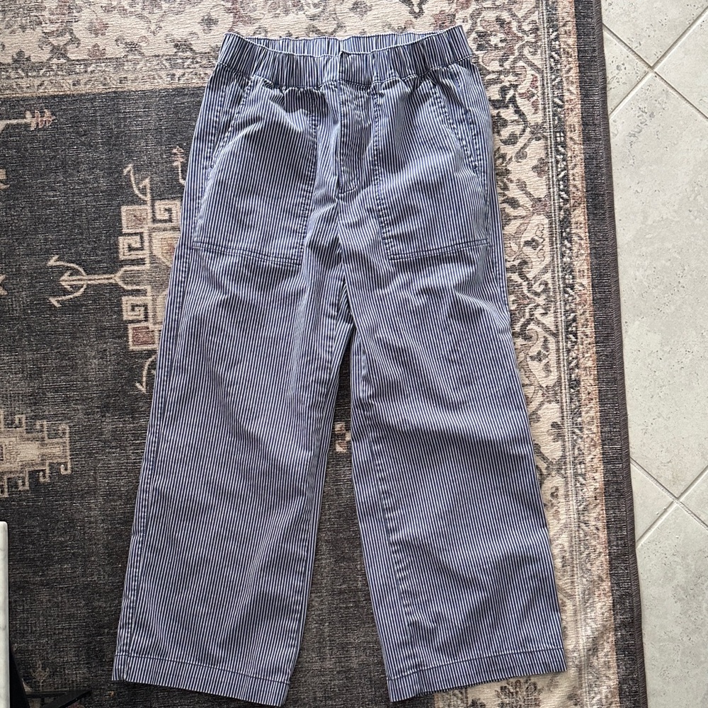 GAP Women's Blue Striped Pants